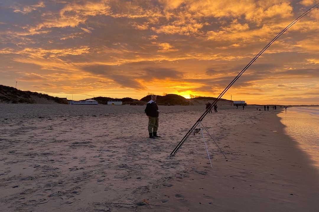 Vissen in Zeeland, overnacht in B&B "De Zon" in Oostkapelle